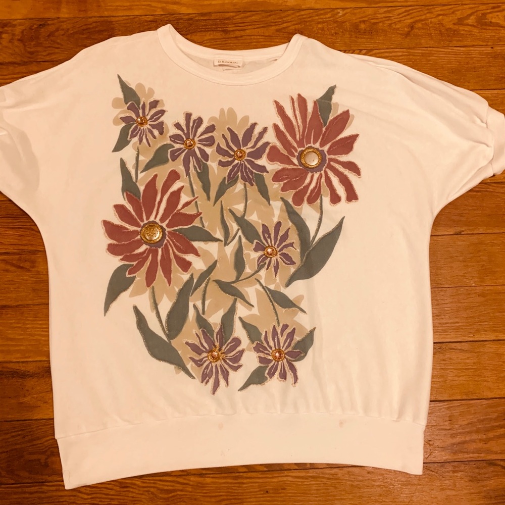 Incredible Vintage Floral Top 🌻 - Picture 2 of 3